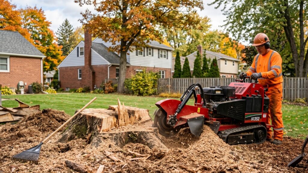 tree stump removal Cayuga Drive Niagara falls NY